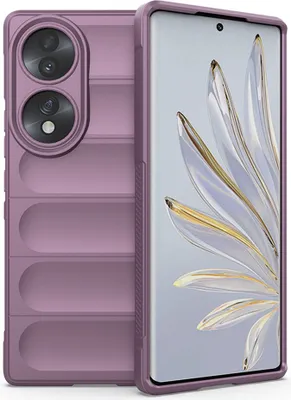 Produktbild von Honor 70 Hülle, Weich TPU Silikon Stossfest Anti-rutsch Schutzhülle für Honor 70 Lila