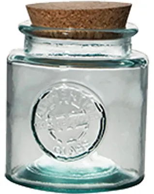 Productafbeelding van Authentieke voorraadpot van 50 cl met kurkdeksel - 6 stuks