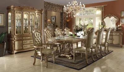 Produktbild von Königlicher Esstisch Tisch Holz Tische Barock Rokoko Esszimmer Antik Stil 345cm