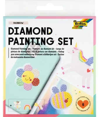 Image de Ensemble de peinture diamant Folia RAINBOW