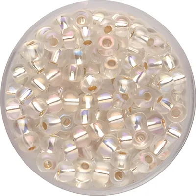 Produktbild von GLOREX Rocailles crystal 4,5mm 17g