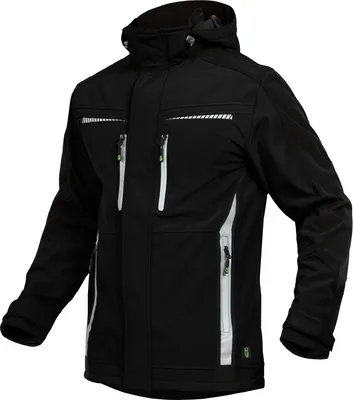 Produktbild von Leibwächter Sommer-Softshelljacke Herren FLEXS Gr. XL schwarz