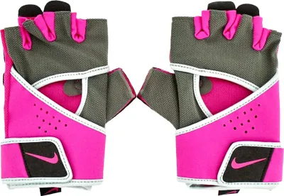 Produktbild von Nike - Damen Sport-Fingerlose Handschuhe "Gym Premium" BS3817 (XS) (Zinn/Pinksicle)