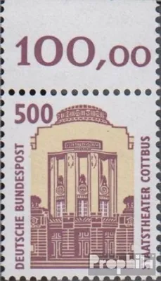 Produktbild von Briefmarken BRD (BR.Deutschland) 1993 Mi 1679OR Oberrandstück (kompl.Ausg.) gestempelt Sehenswürdigkeiten