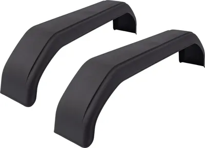 Produktbild von DE HAAN THMK 24150 Tandem-Kotflügel-Set 15-16 Zoll aus Kunststoff 2 Stück für Pkw-Anhänger 1500x240 mm als Radkasten