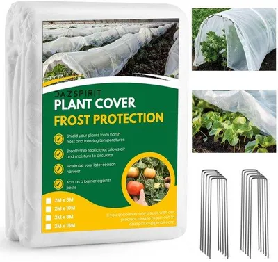 Produktbild von Gartenfolie 35g/m², 2x5m, Frostschutz, Vogelschutz, Winterbedeckung