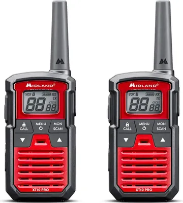 Zdjęcie produktu dla Walkie Talkie MIDLAND XT10 Pro czarno-czerwone