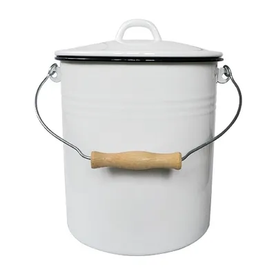 Obrázek produktu pro Karl Krüger M10, 10 l, Kulatý, Ocel, Bílá, Dřevo, Manuální, Ocel