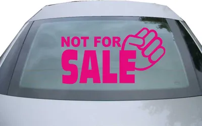 Produktbild von Indigos UG - Aufkleber Heckscheibe & Motorklappe DE2063 - pink - 600x330 mm - Not for- Auto Scheiben Fenster Heckklappe Tuning Racing JDM - Die cut