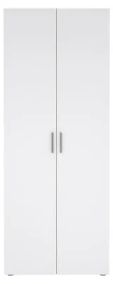 Immagine prodotto di Calicosy - Armadio 2 ante rovere decorativo e bianco lucido H200,9 cm - LANA