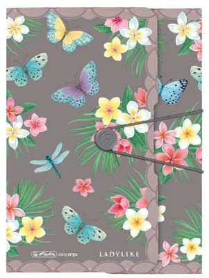 Produktbild von herlitz Sammelmappe Ladylike "Butterflies" A4 PP-Folie