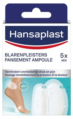 Productafbeelding van Hansaplast Blaarpleisters Sos Mix Pack (5 stuks)