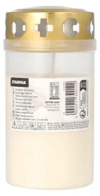Produktbild von STARPAK Grablicht 12.5 cm weiß