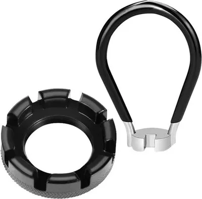 Produktbild von Famanu Fahrradfelgenwerkzeug - 6 in 1 Felgenwerkzeugset - 10-15 Gauge - Werkzeug für Fahrradwartung