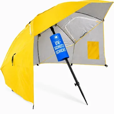 Produktbild von Strandmuschel Sonnenschirm, wasserabweisendes Polyester, für Strand