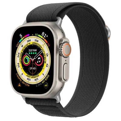 Obrázek produktu pro Trailový tah řemínek na Apple Watch Cubenest černo-béžová pro velikosti 42/44/45/Ultra 49 mm