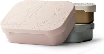 Image de Boîte à lunch en acier inoxydable 800ml avec séparateur flexible et couvercle en silicone, idéale pour les adultes et les enfants