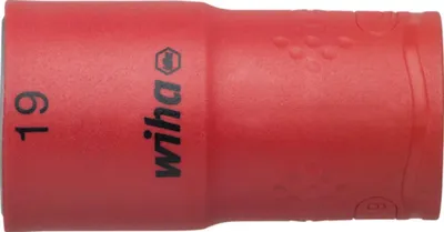 Produktbild von Steckschlüsseleinsatz 6-kant 1/2" 19mm VDE Wiha | 4010995430832