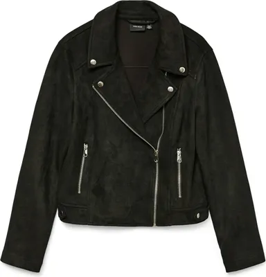 Zdjęcie produktu dla VERO MODA Stylowa kurtka biker z aksamitnym wzorem Rozmiar: XS