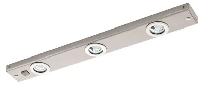 Produktbild von EGLO KOB LED, Kabinett, Nickel, Edelstahl, Edelstahl, Rechteckig, IP20, 3 Glühbirne(n)