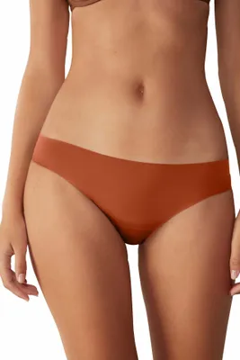 Zdjęcie produktu dla Majtki damskie Emilia, niska talia, bezszwowe, camel brown - camel brown, L