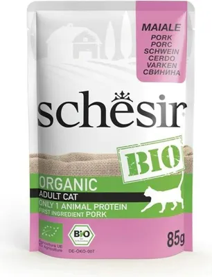 Produktbild von SCHESIR  Pork - nassfutter für Katzen - 85 g