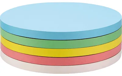 Obrázok produktu pre magnetoplan 111151790 Moderationskarten Kreise, selbstklebend, 140 mm