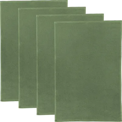 Produktbild von Erwin Müller Frottier-Geschirrtuch 4er-Pack oliv 50x70 cm