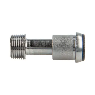 Produktbild von tecuro Heizkörper Ausgleichstülle mit Eurokonus x 3/8 Zoll (DN10) Aussengewinde, Messing vernickelt