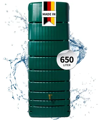 Productafbeelding van 4rain SLIM wandtank, 650 liter, donkergroen; artikelnummer: 211804, AI-gegenereerde afbeelding