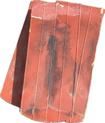 Produktbild von 1 palette Historische Keramik Biberschwanz Dachziegel aus dem Ruckbau rot-orange 375x155x12 mm maschinform