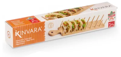 Imagen del producto de Soporte de bambú para 8 tacos MEX