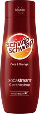 A bottle of Sodastream Schwipp Schwapp syrup.
