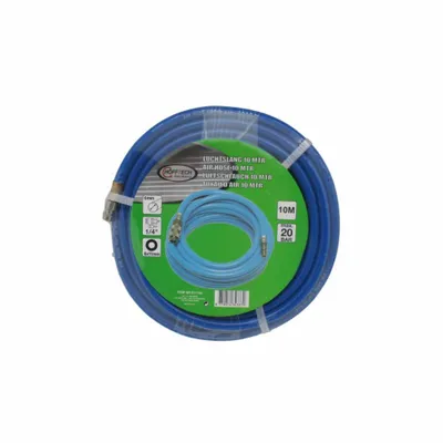 Obrázok produktu pre HÖFFTECH 011144 Hadica na stlačený vzduch 10 m 20 bar s adaptérmi 6,3 mm (1/4")