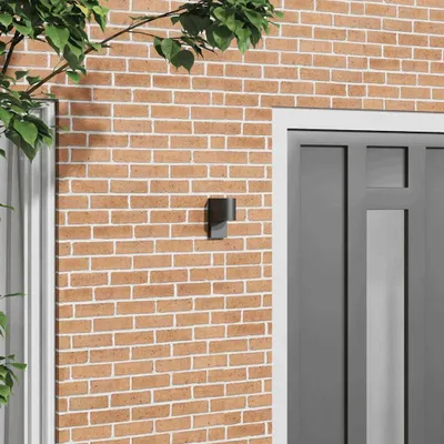 Immagine prodotto di vidaXL Applique da esterno nero 12 x 7 x 15 cm in acciaio inox