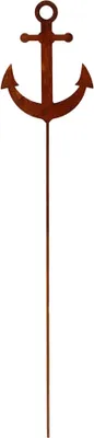 Produktbild von Rost Gartenstecker Anker 62 cm Edelrost Gartendeko maritim Metall Rostdeko