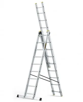Obrázek produktu pro J.A.D. Tools 7804 Žebřík 3x9 příček Al trojdílný