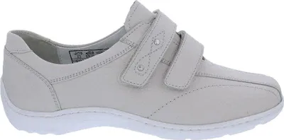 Produktbild von Waldläufer Halbschuh Henni mit ProActive Fußbett 496301-139-111, Glattleder, Hellbeige, Weite H 37 1/2