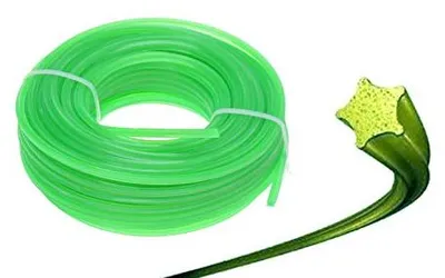 Produktbild von Aqbau® Mähfaden Trimmerschnur 5-kant Durchmesser 1,6mm x 15 m Trimmerfaden Ersatzfaden, Rasentrimmer Faden, Rasenmähfaden Trimmerschnur - Nylonfaden