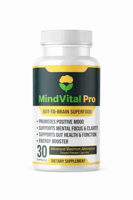 Image de MindVital – Gélules pour favoriser la concentration et le bien-être mental - 30 gélules