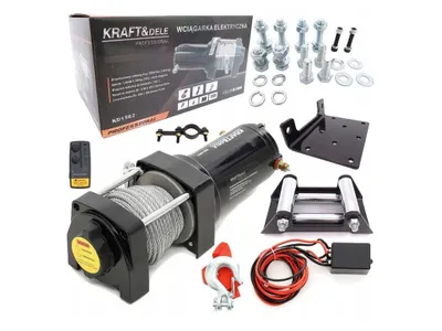 Produktbild von Kraft&Dele elektrische Winde 12V 1361kg KD1562