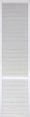 Produktbild von ben+camilla.com offene Lamellentür 242,2x59,4cm weiß PREMIUM LACKIERT Massivholz Kiefer