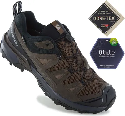 Produktbild von Salomon X ULTRA 360 Leather GTX - GORE-TEX - Herren Wanderschuhe Trekking Schuhe Braun 475712 , EU 49 1/3 UK 13.5