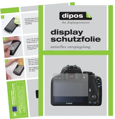 Produktbild von 1x Schutzfolie für Canon EOS 250D matt Displayschutzfolie Folie Display Schutz dipos