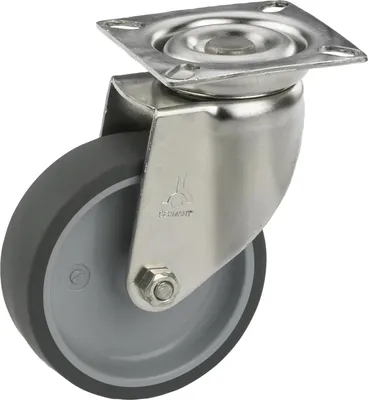 Produktbild von Lenkrolle mit Platte 50 x 18 mm, Tragkr. 40 kg