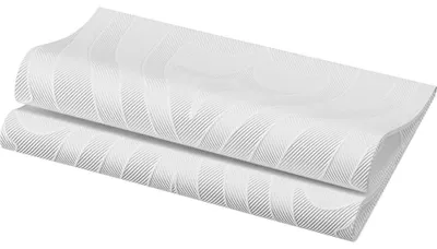 Zdjęcie produktu dla Duni Elegance Servietten Lily weiß 40x40cm 40 Stück