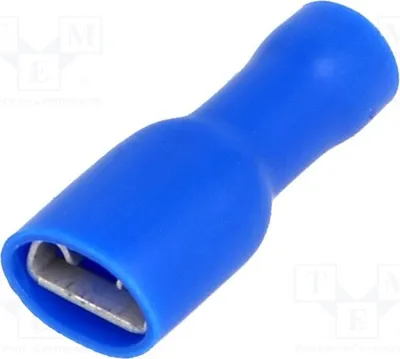Immagine prodotto di Connettore a morsetto, sezione piatta, femmina, 6,3 mm, 1,5÷2,5 mm², 0,8 mm, isolato, BM 00291, connettore isolato