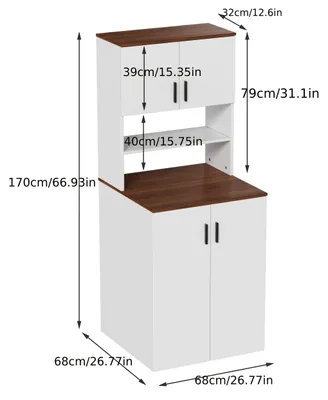 Produktbild von Aufbewahrungsbox - Aufbewahrungsmöbel - Schrank - Bergkasten - Aufbewahrungsregal - Mit Doppeltüren