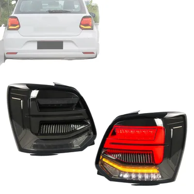 Image de Feux arrière à LED, 35 W, 12 V, 3 400 lm, clignotants séquentiels, pour Polo 6R 6C 2009-2017