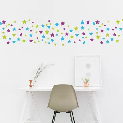 Set aus 60 Sternen – Decords Wandtattoo, Produktansicht 1
